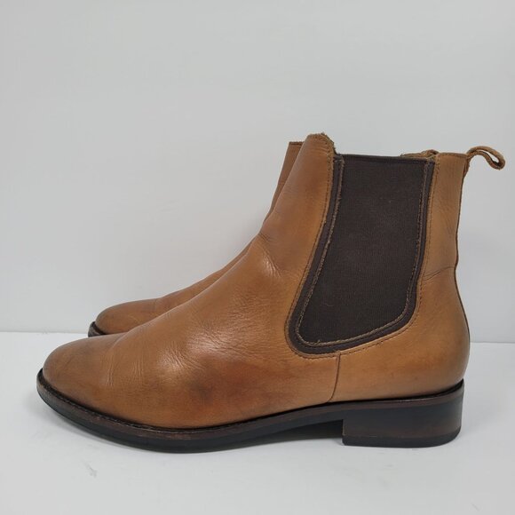 Thursday Boot Co. Duchess Chelsea Women's Brown Leather Ankle Boots US Size 9.5 - Picture 2 of 9
